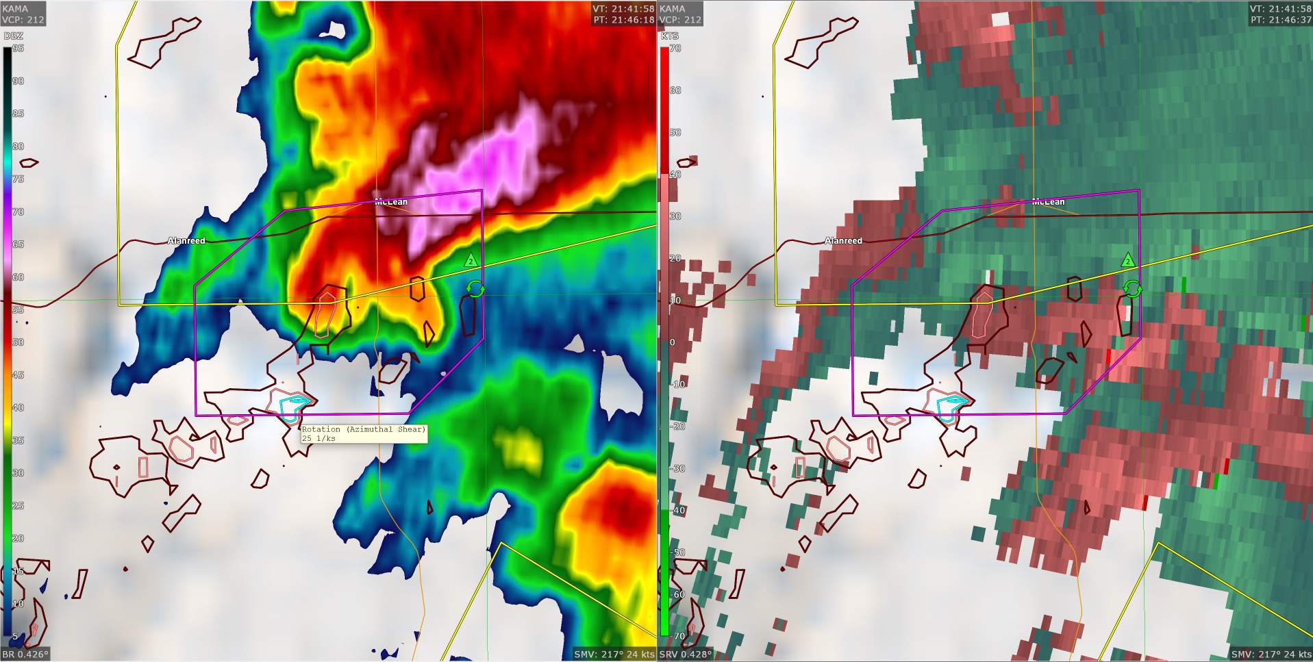 Storm Chaser Screenshots AllisonHouse Weather Data