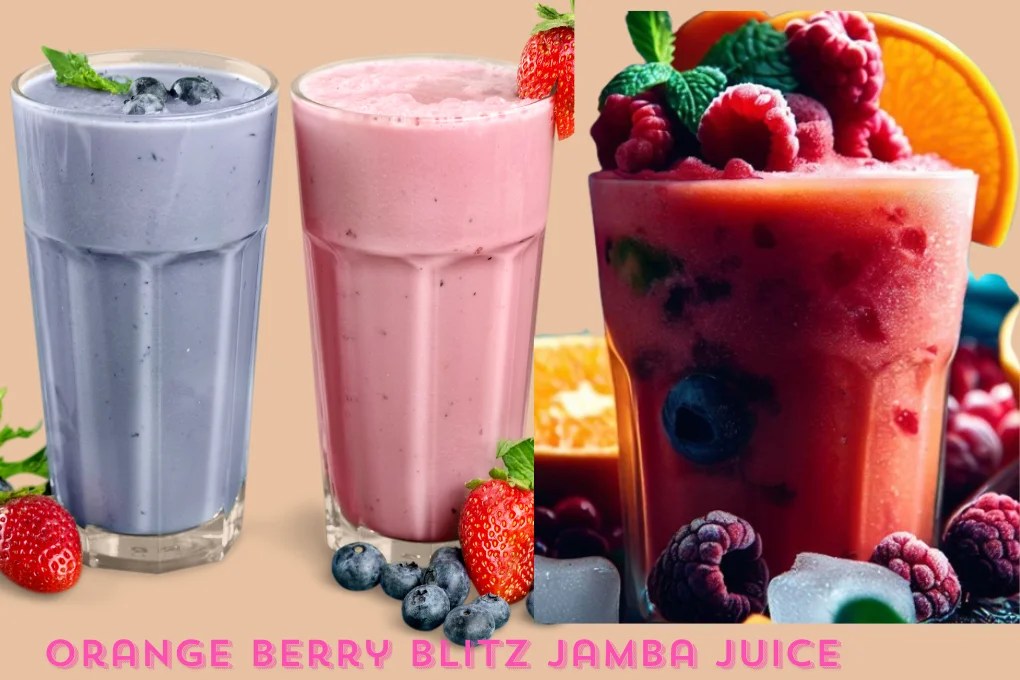 Homemade Orange Berry Blitz Jamba Juice Recipe