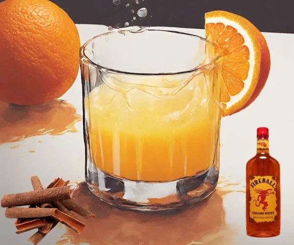 Fireball And Orange Juice A Sizzling Morning Cocktail All Juice Corner