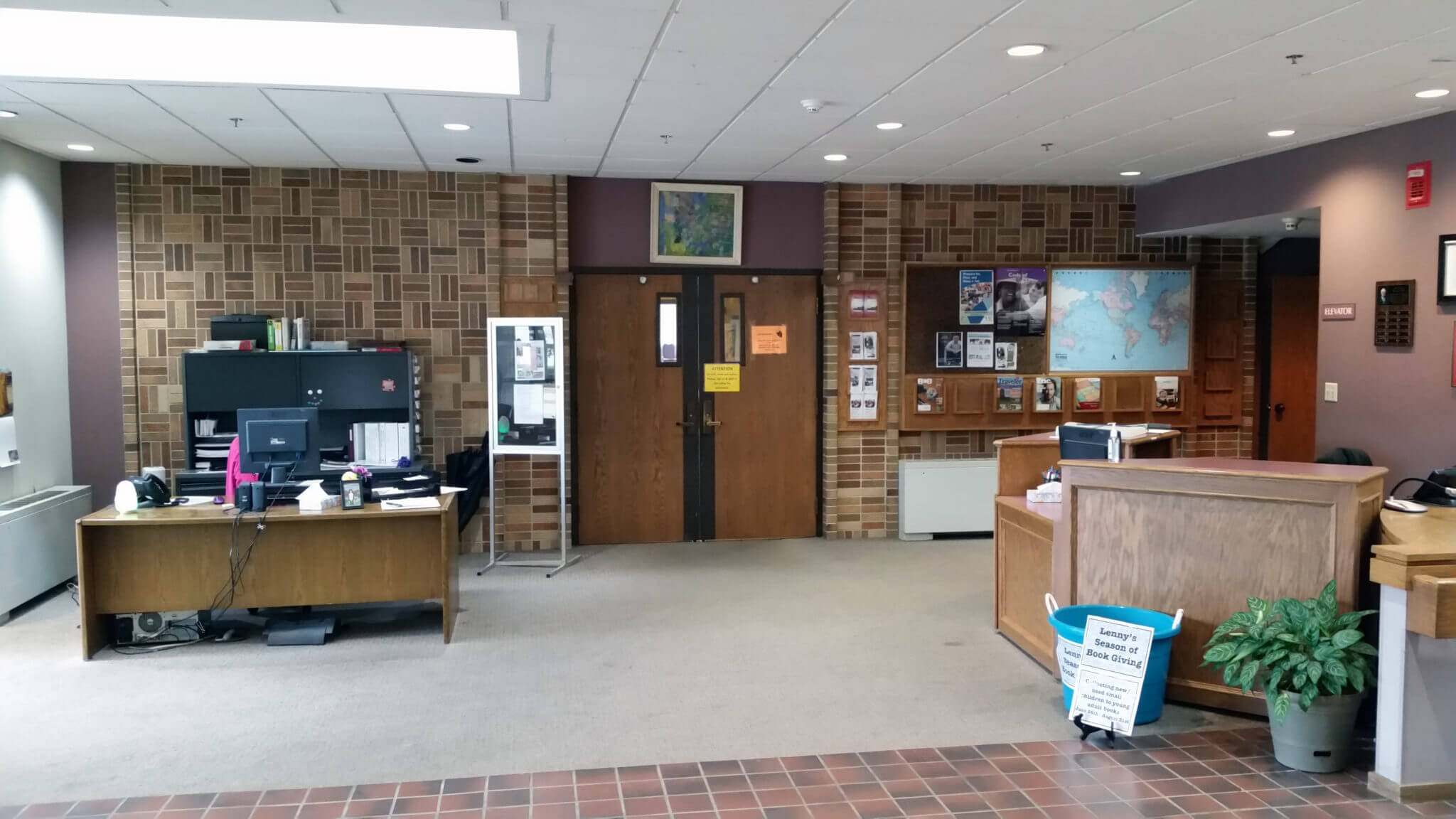 Omaha Nonprofit Makeover Winner A Fresh, Fun, Contemporary Lobby