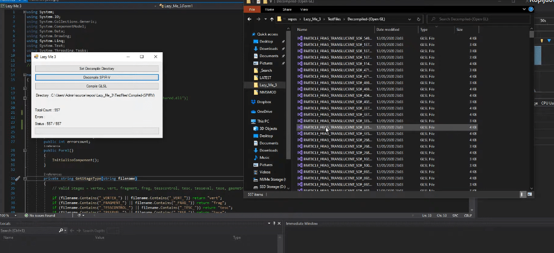 NMS Vulkan Shader Tool