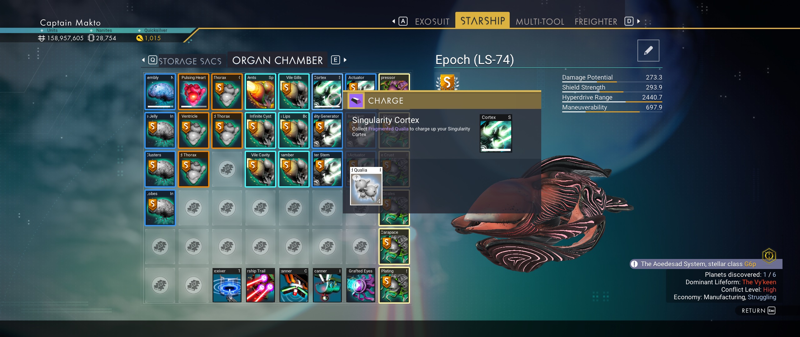 NMS Living Ship Types