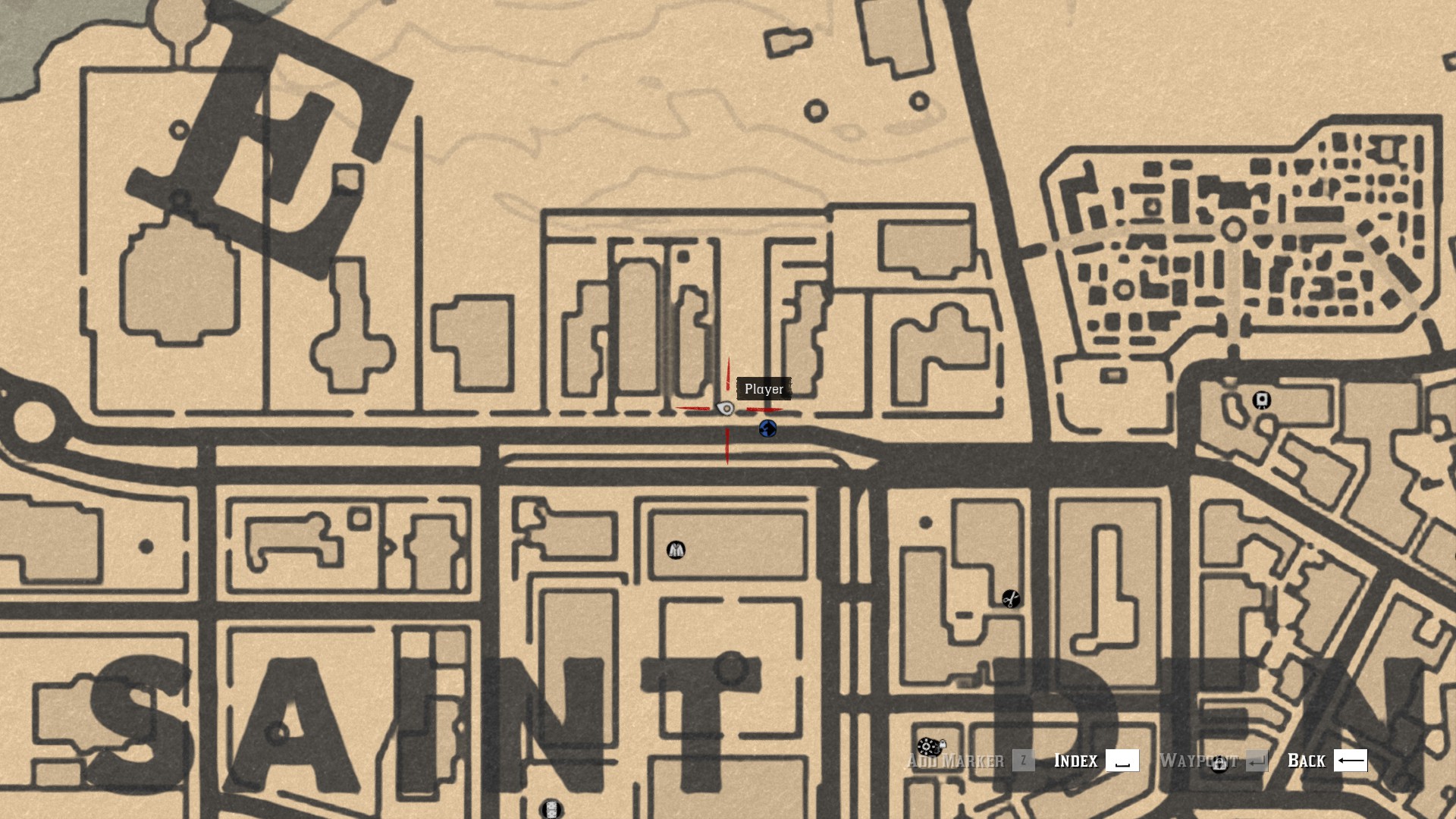 Saint Denis hidden graveyard ymap