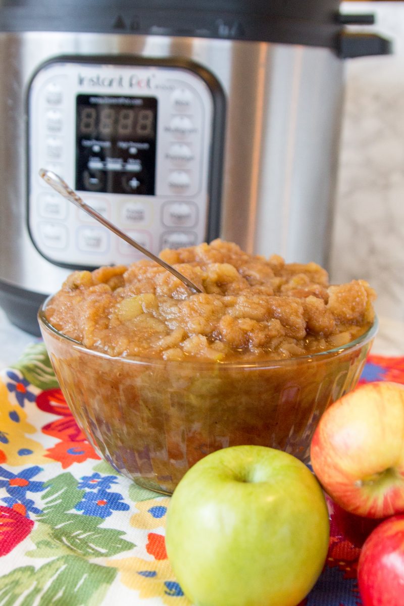 Quick & Easy Instant Pot Cinnamon Applesauce All My Good Things