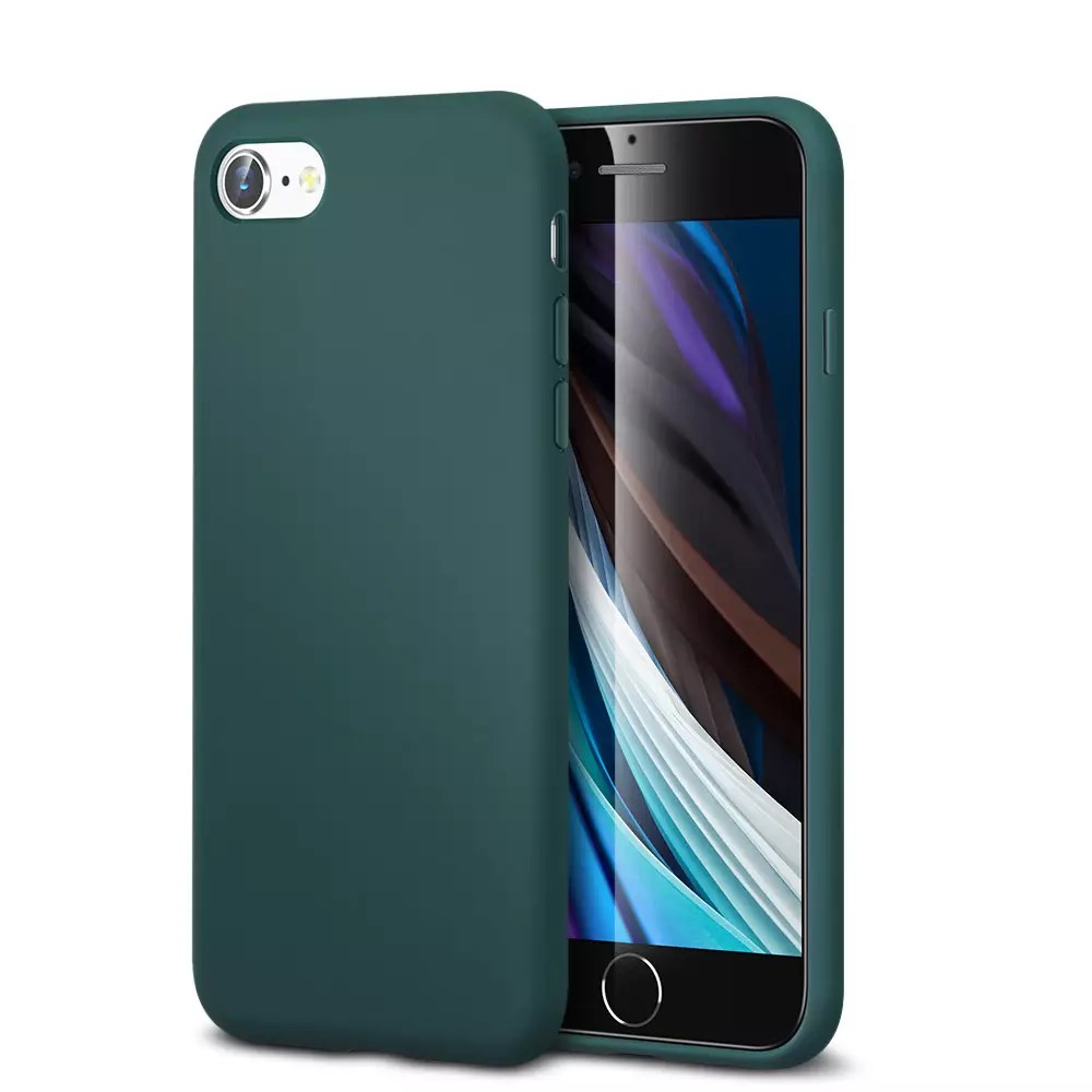 iPhone SE 2020 Yippee Color Silicon Case by ESR Pine Green