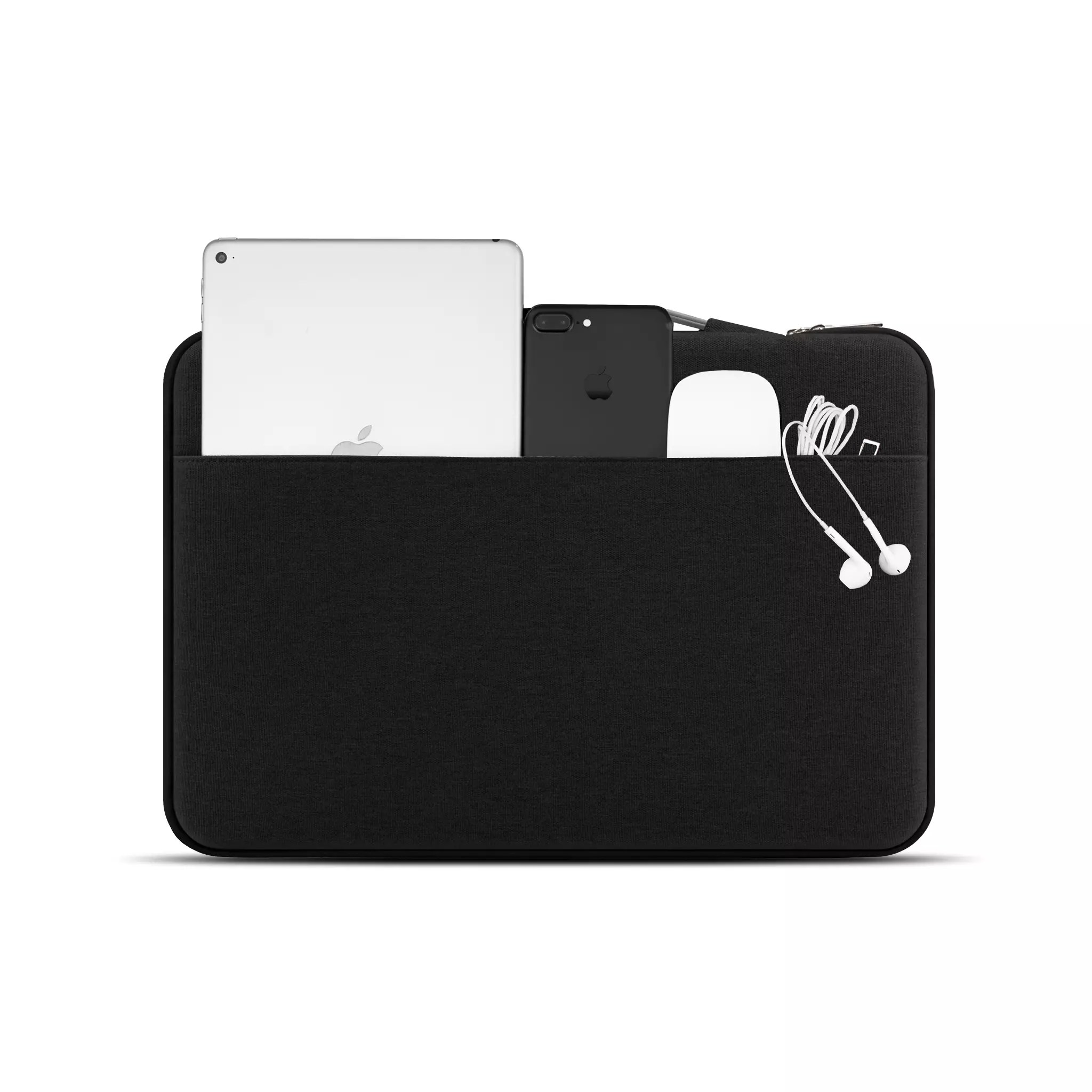 JCPal Professional Style Nylon Laptop Sleeve 13 inch Black