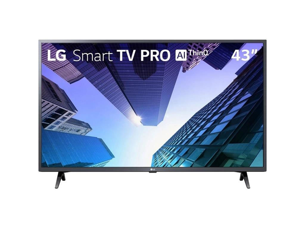Tv Lg 43" Led Smart Ai Thinq com Conexao Bluetooth 03 Hdmi e 02 Usb