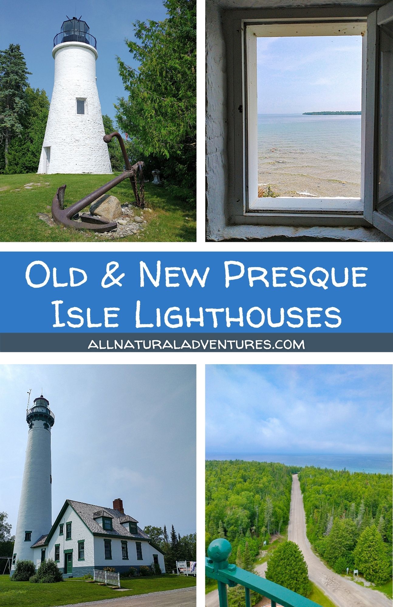 Stunning Views At The Old & New Presque Isle Lighthouses All Natural