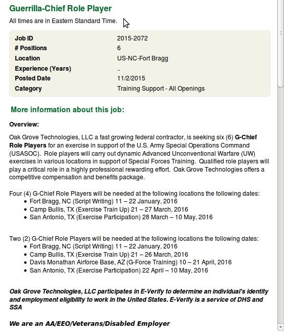 NESARA REPUBLIC NOW GALACTIC NEWS UWEX16 Role Players Wanted