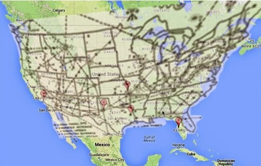 Maps Of Underground Tunnels NOTE THE DATE! Walmart, Jade Helm, Tunnels And Processing Centers The