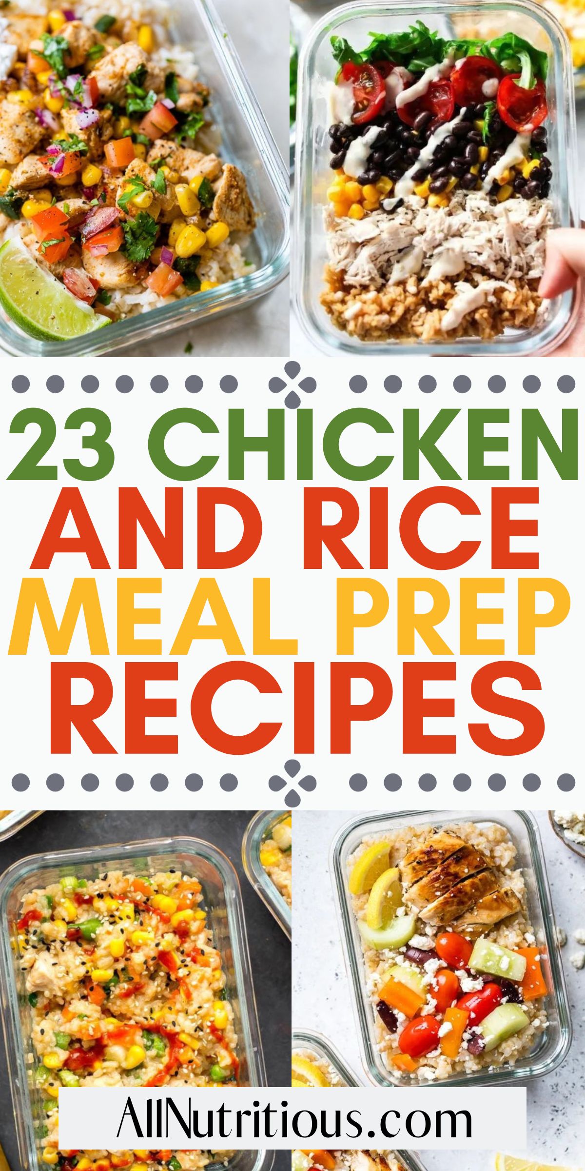 23 Chicken and Rice Meal Prep Ideas All Nutritious