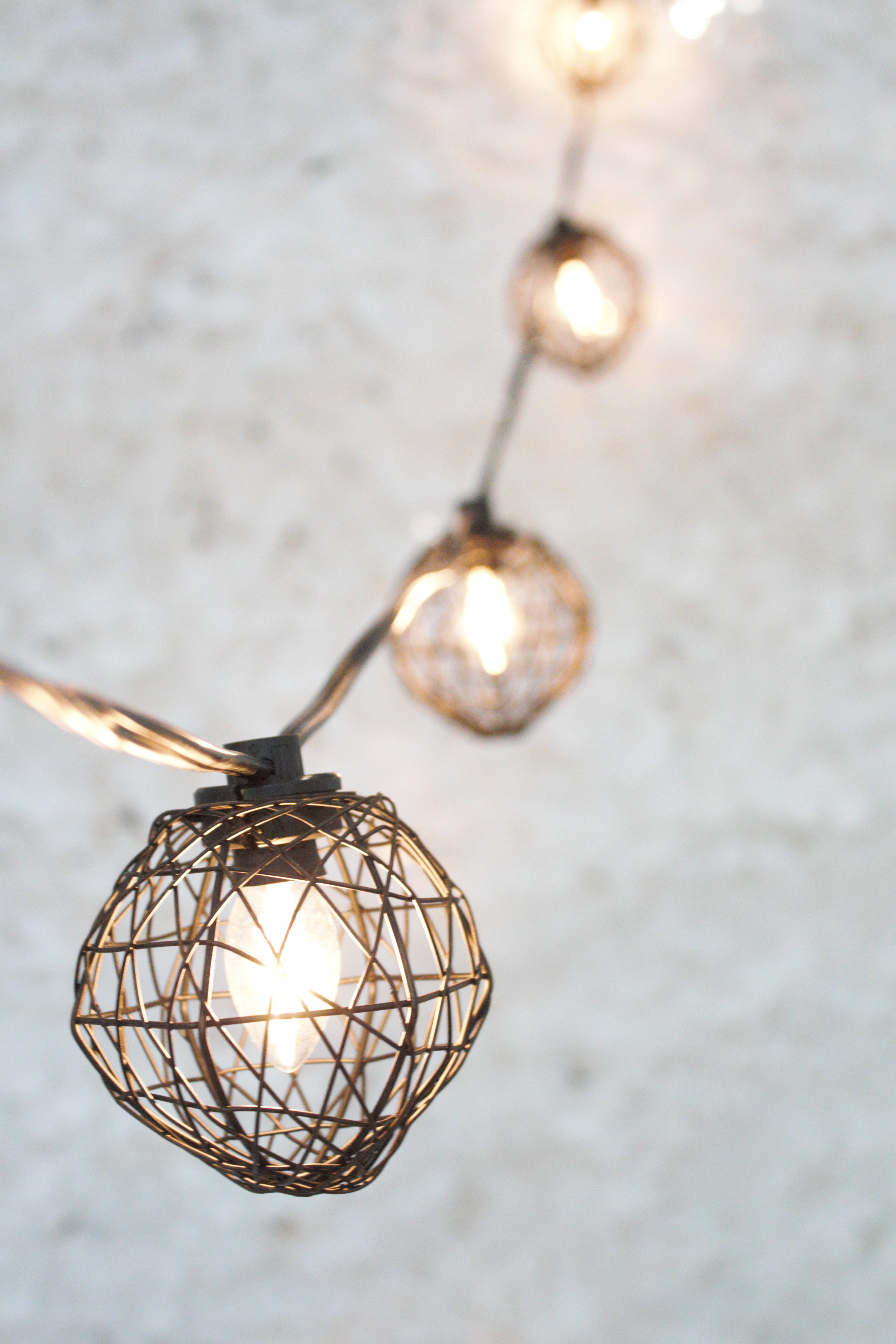 Wicker String Lights All Occasions Rentals