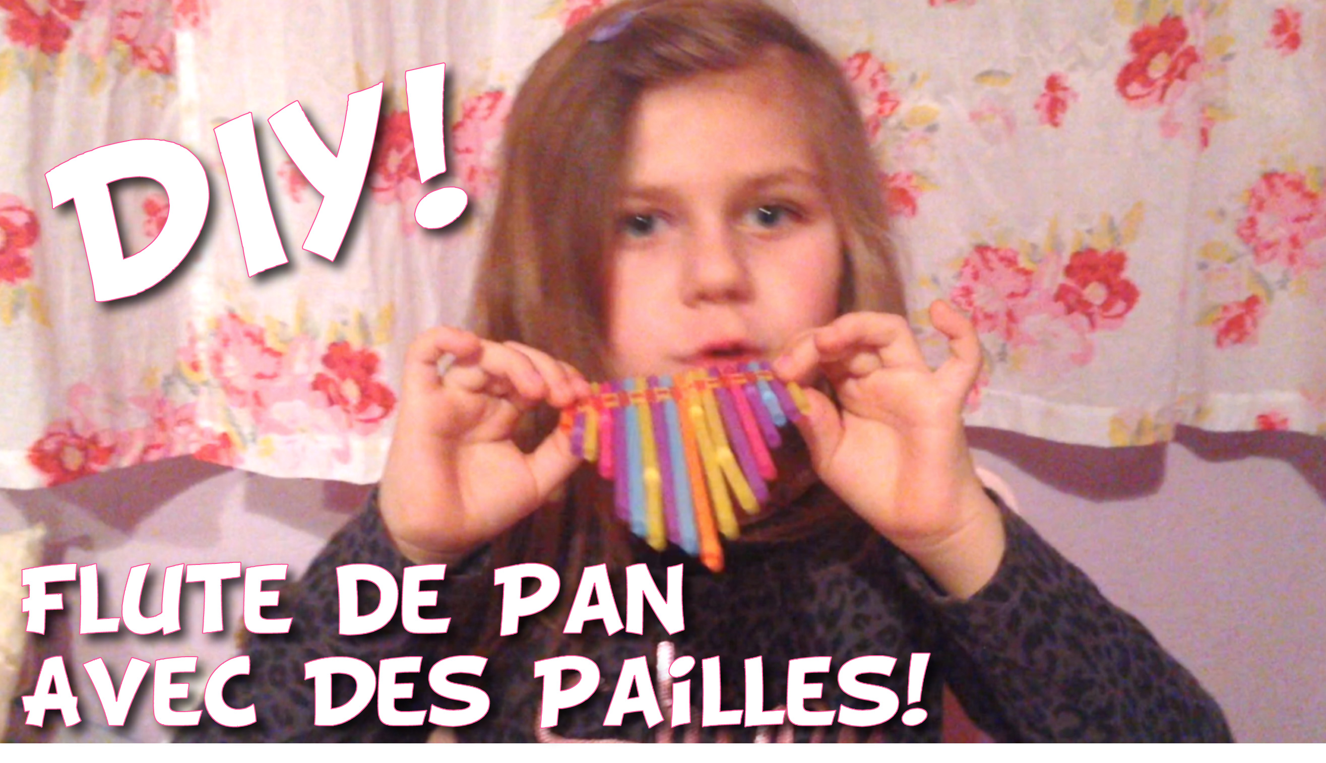 DIY Fabrique Une Flute De Pan Avec Des Pailles! Allo Maman Dodo