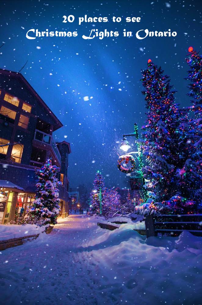 20 Places to See Christmas Lights in Ontario AllOntario