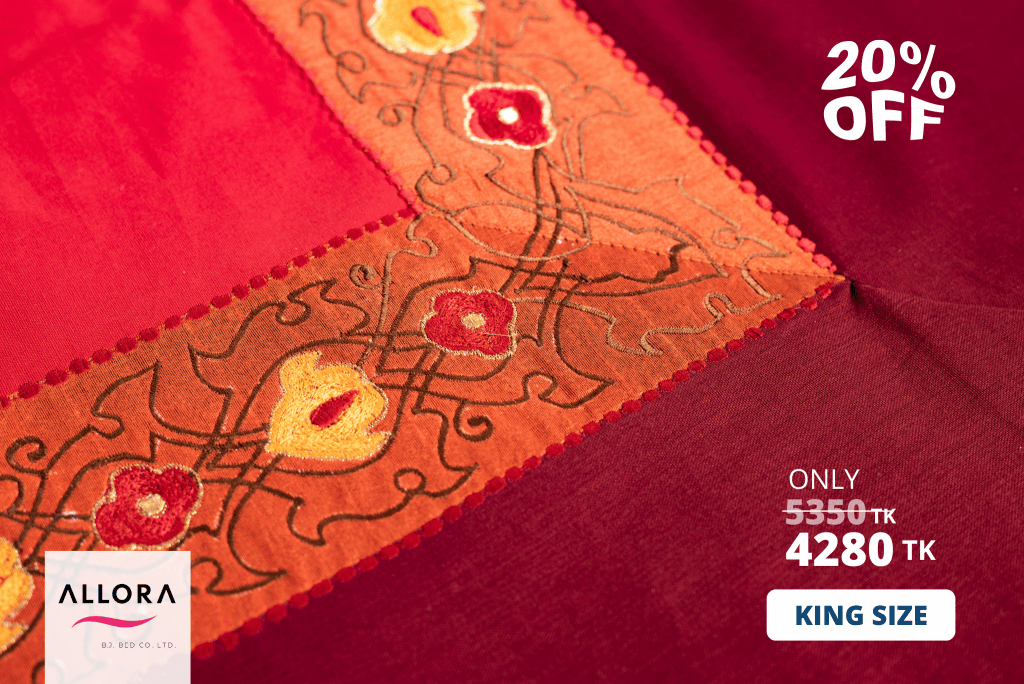 Bridal Embroidery Bedsheet ALLORA Home & Living