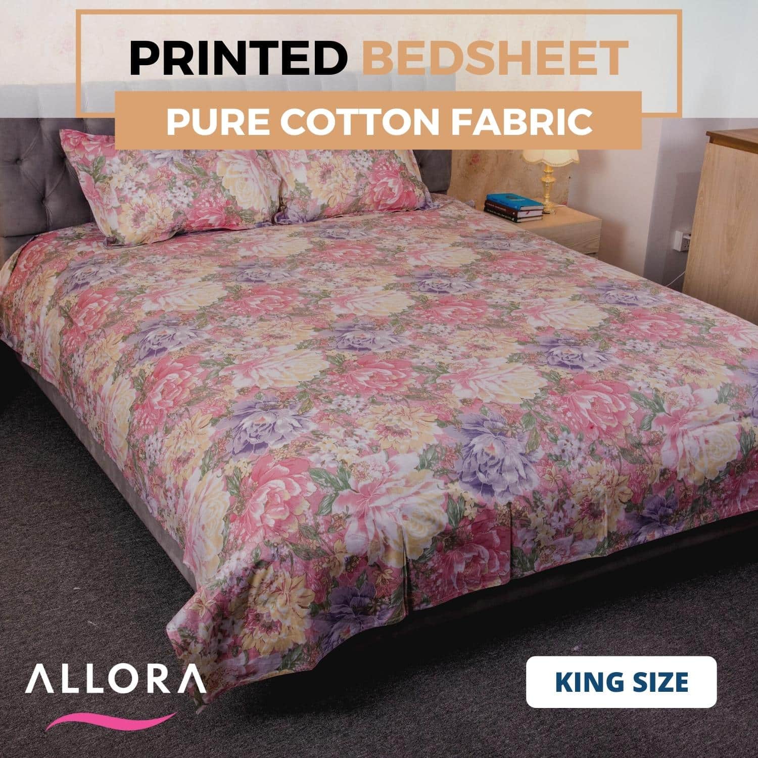 Printed Bed Sheet Price in Bangladesh ALLORA