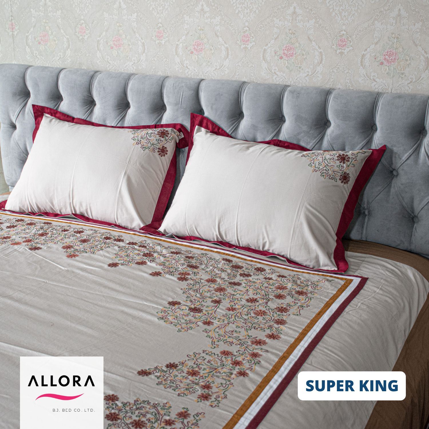 Embroidery Bed Sheet ALLORA