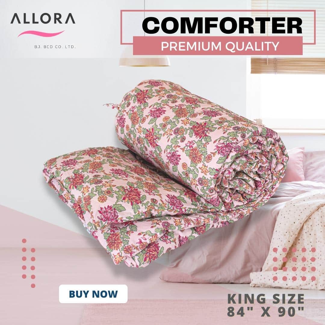 Blue Flower Comforter Full Set Price in Bangladesh ALLORA