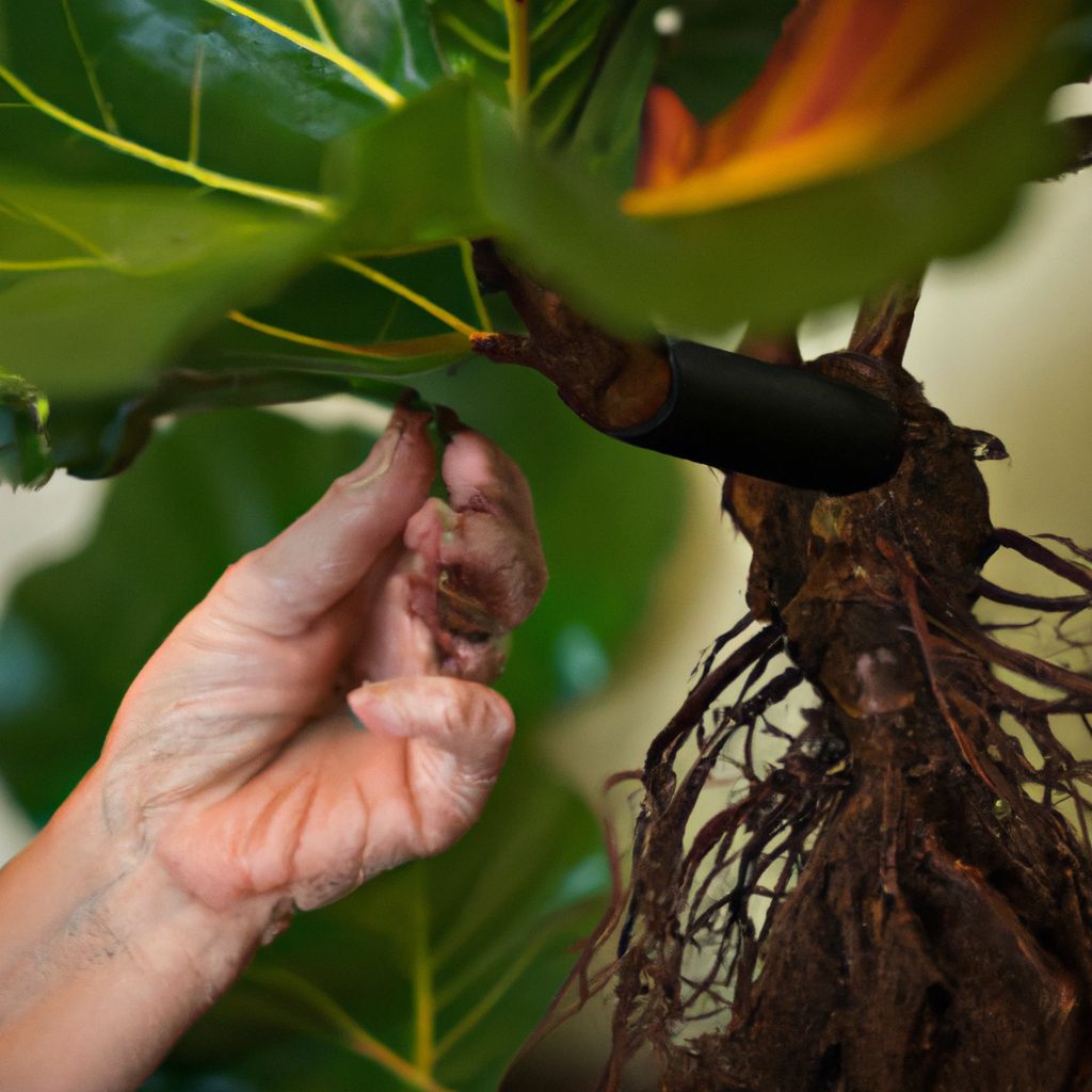 How to Repot a Fiddle Leaf Fig with Root Rot AllotInABox