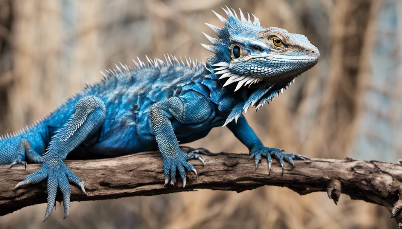 The Blue Bearded Dragon A Rare Reptilian Wonder All Our Creatures