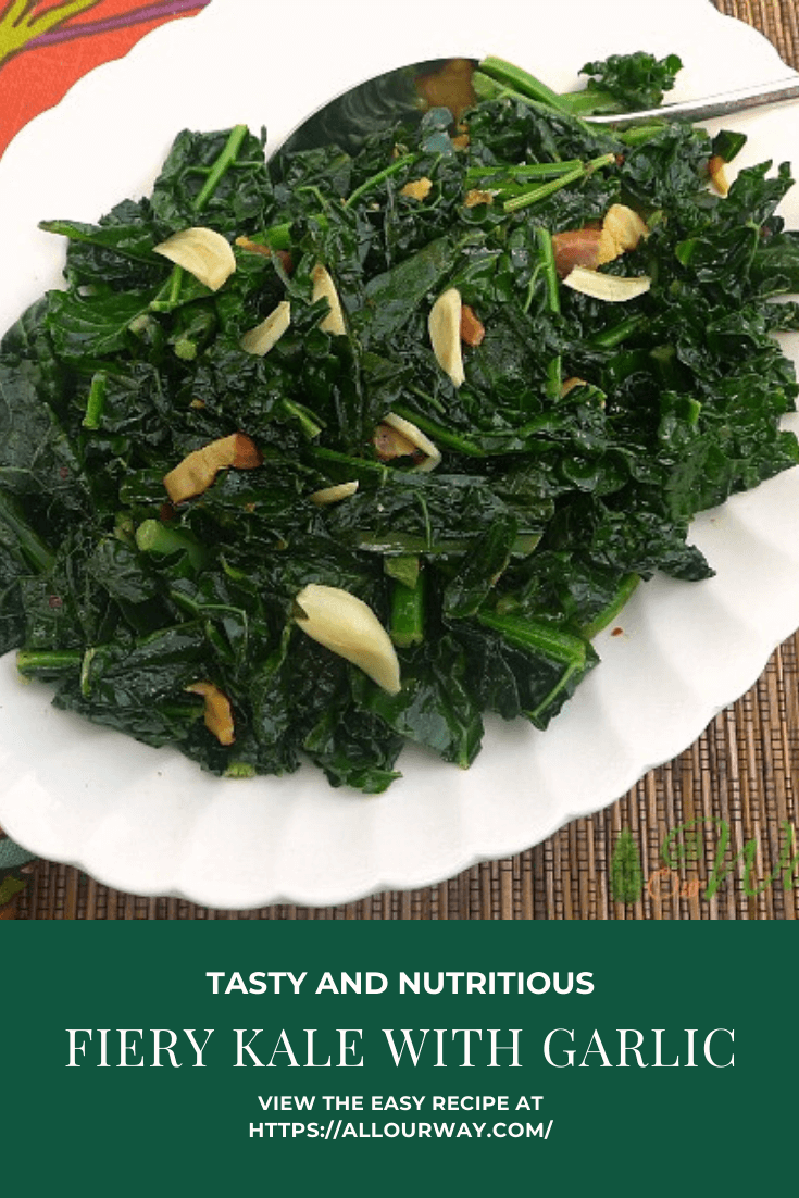 Fiery Kale with Garlic and Olive Oil