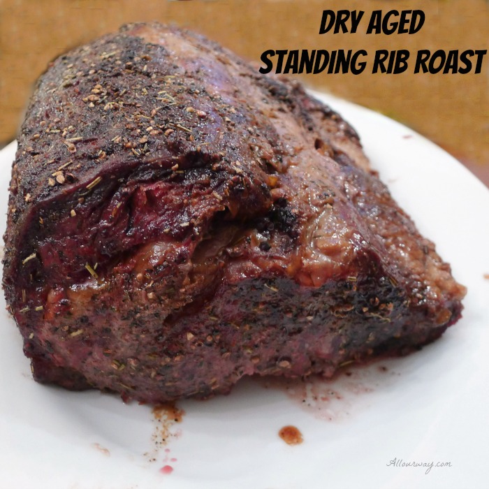 Incredibly Tender Dry Aged Standing Rib Roast With Herb Rub