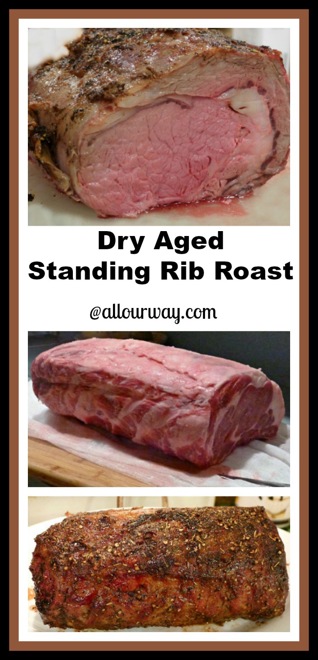 Dry Aged Standing Rib Roast With Herb Rub