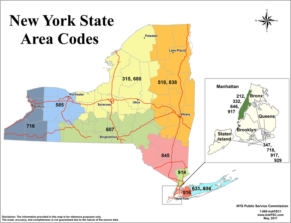 New York, NY Area Codes: List, Map, and Phone Lookup Wirefly