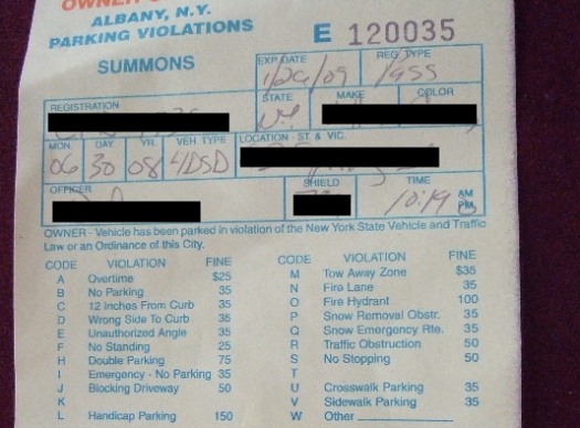 The price of a ticket All Over Albany