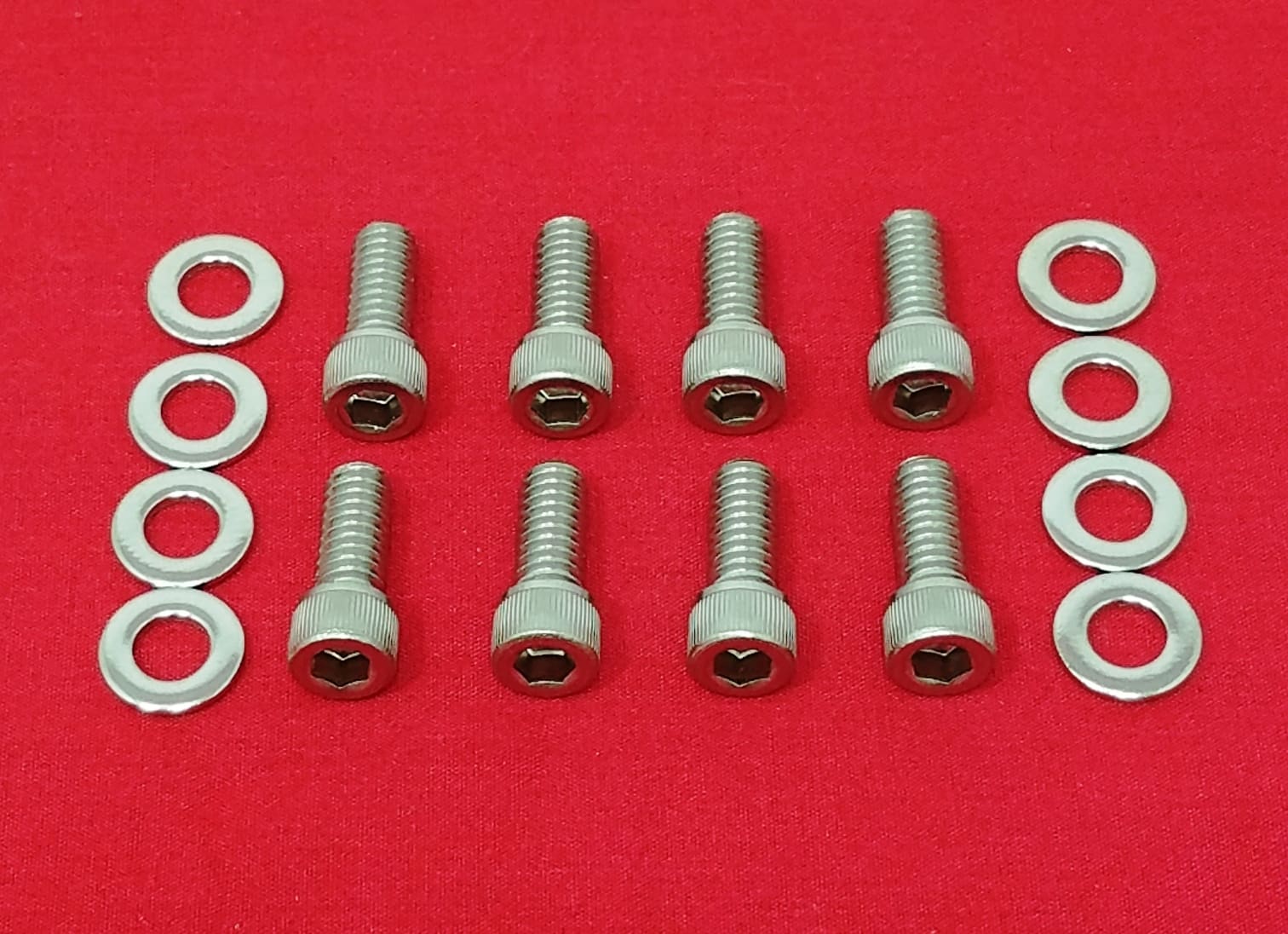 Wholesale Price SHINEHOME Small Block Chrome Hex Head Valve Cover Bolts