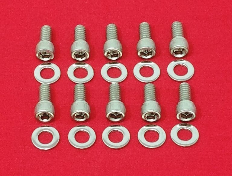 SBC SMALL BLOCK CHEVY 283 305 327 350 400 TIMING COVER STAINLESS ALLEN BOLT KIT Alloy Boltz