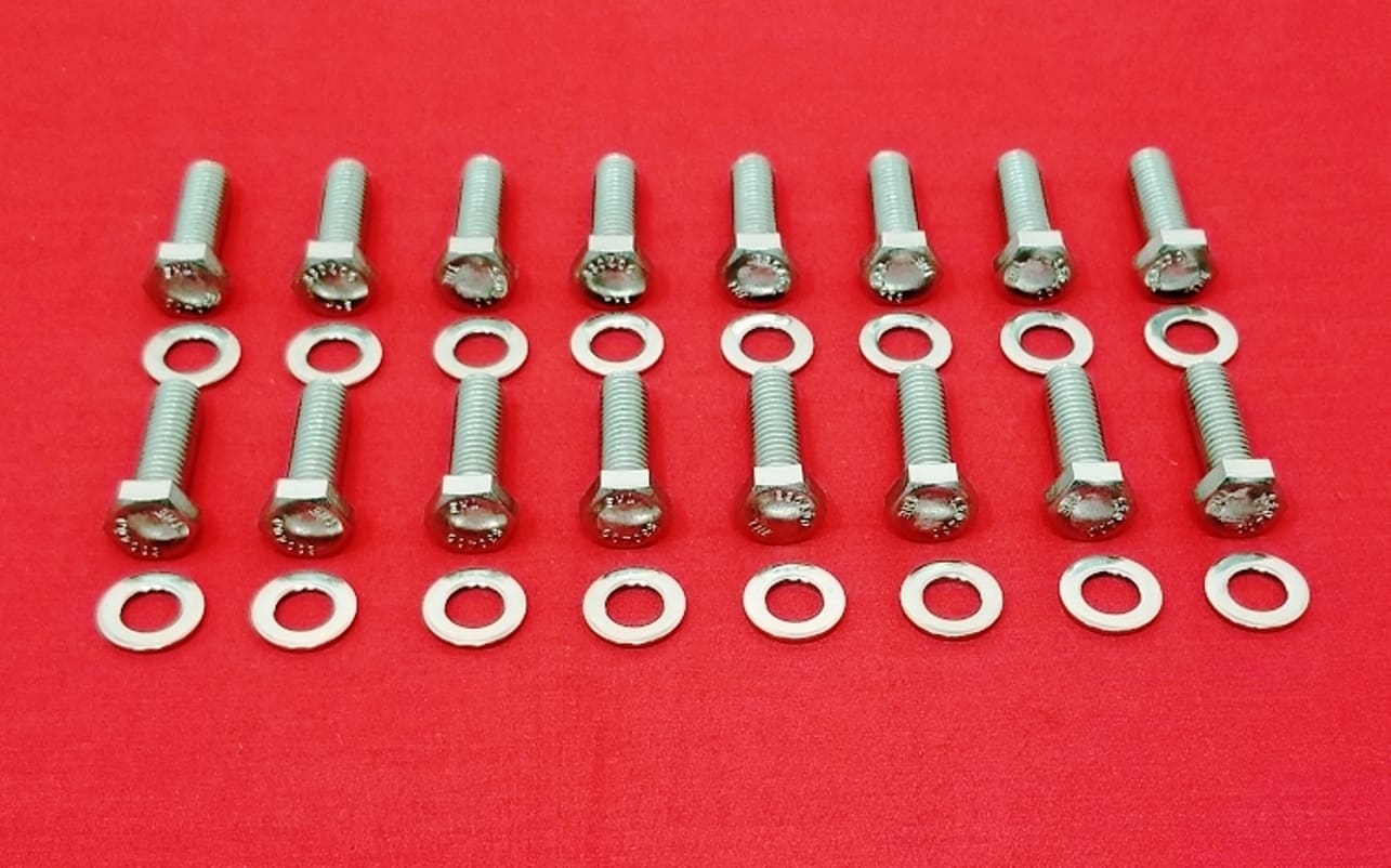 FORD 351C 351M 400M BOSS 302 351 STAINLESS VALVE COVER HEX BOLT KIT
