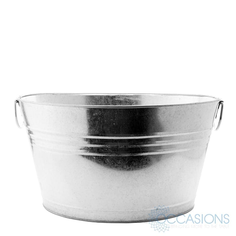 Oval Metal Tub All Occasions Party Rental