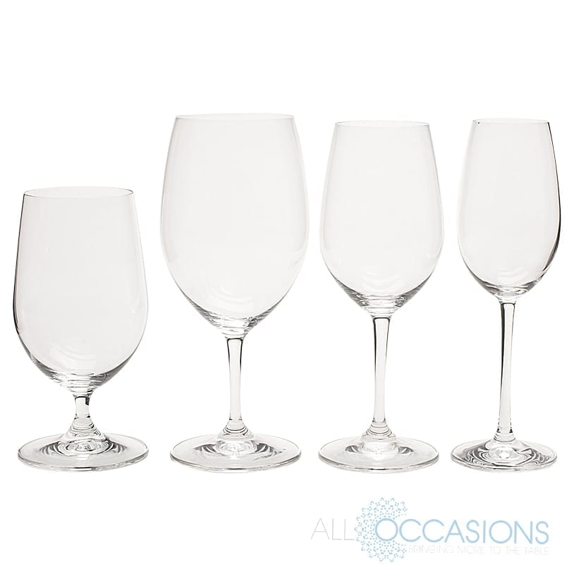 Riedel Stemware Glassware Collection All Occasions Party Rental