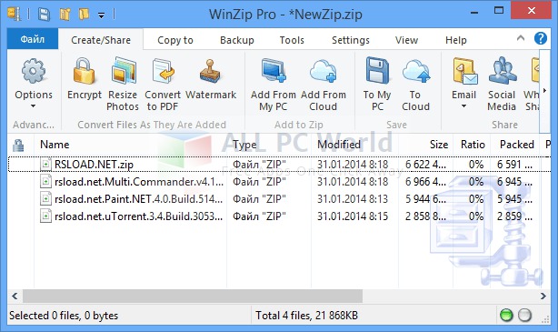Winzip Pro 27 Free Download - All Pc World