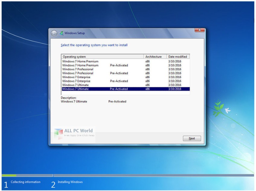 Download Windows 7 AIO SP1 August 2018 Free ALL PC World