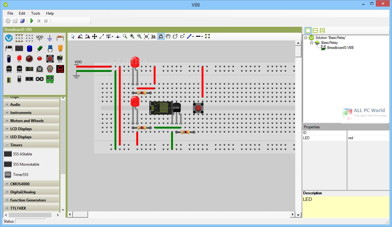 Virtual Breadboard 4.4 Free Download ALLPCWorld