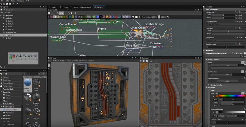 Allegorithmic Substance Designer 2019 1 Free Download All