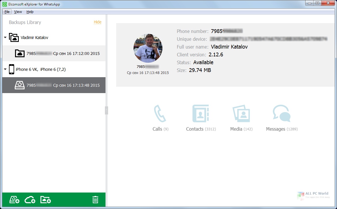 Explorer For WhatsApp Forensic Edition 2.76 Full Version