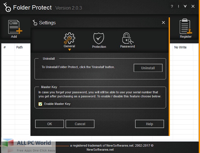 Folder Protect 2 Free Download ALLPCWorld