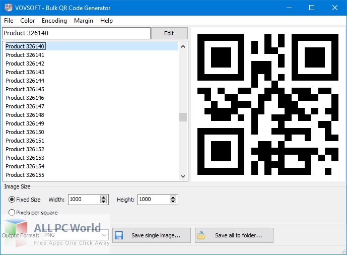 VovSoft Bulk QR Code Generator 1.7 Free Download