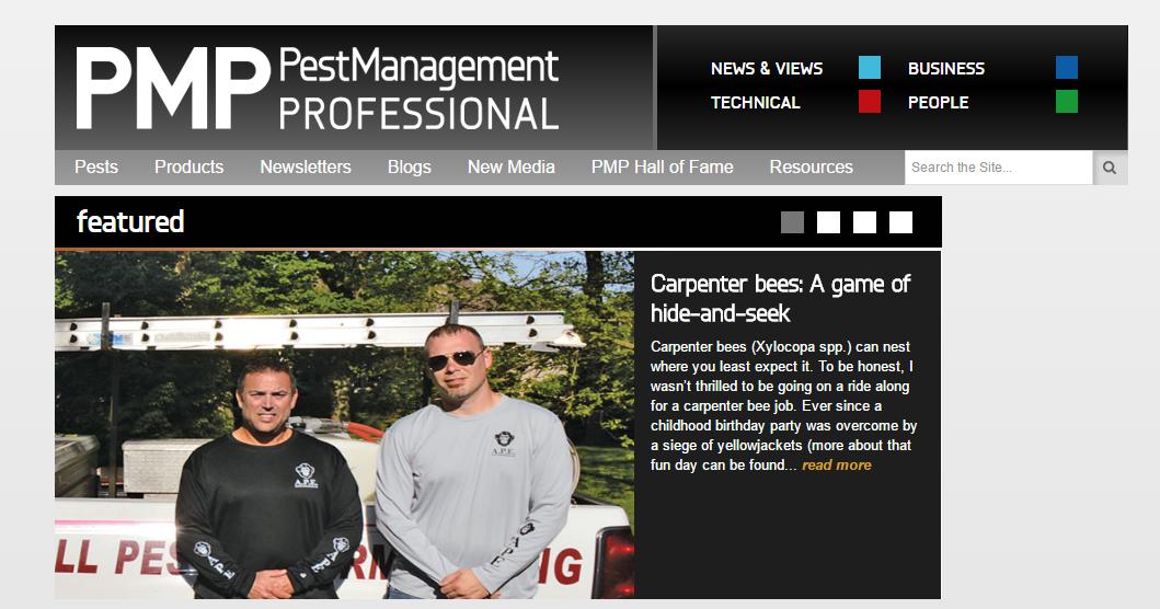 Featured in Pest Management Professional Magazine