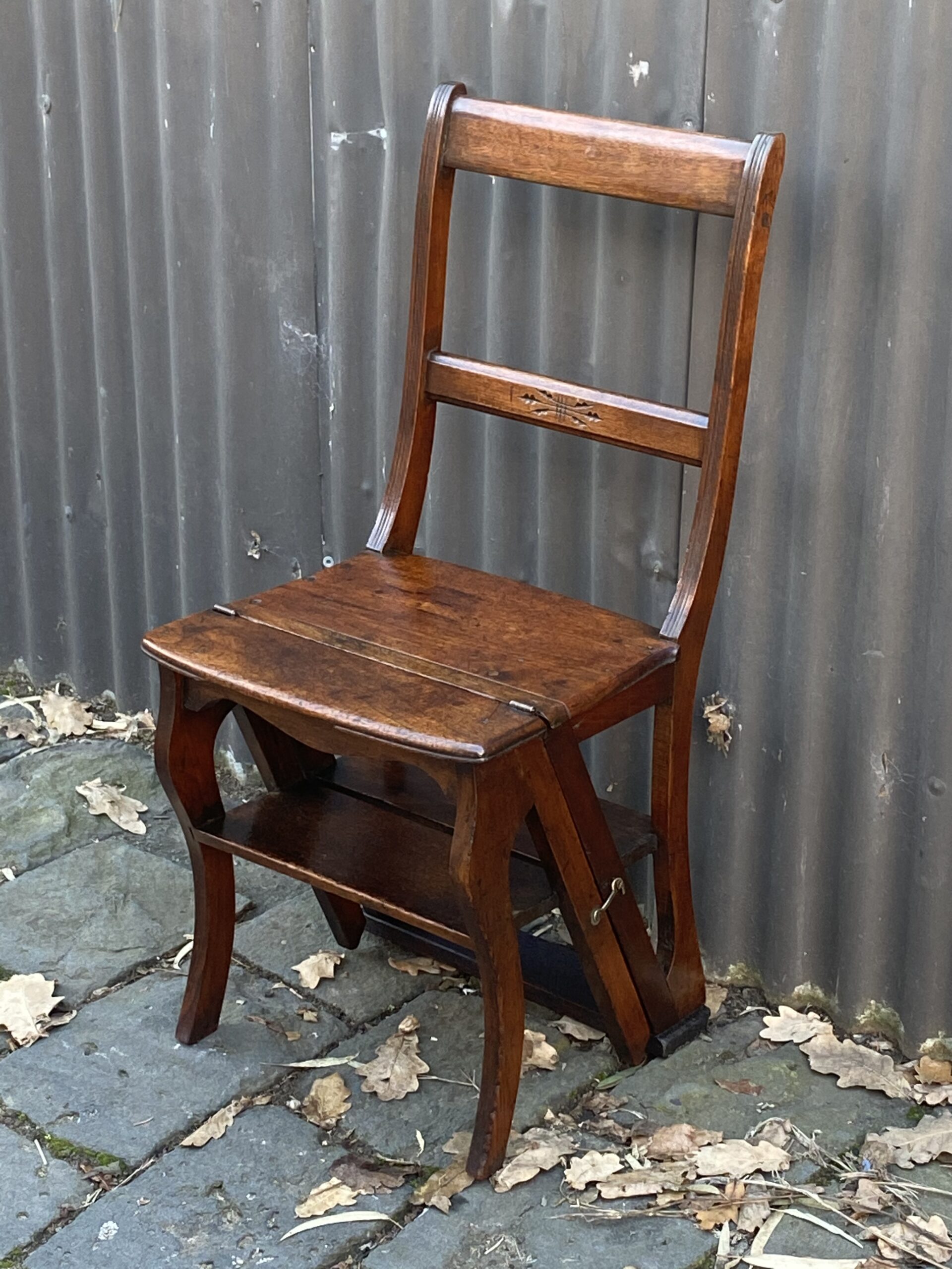 A Rare Late 19th Century Australian Cedar Folding Library Chair