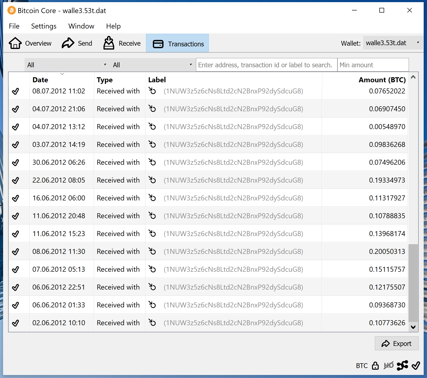 Buy password protected wallet.dat with 3.53BTC