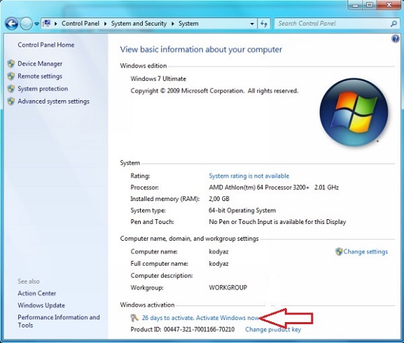 Activate Windows Microsoft Support