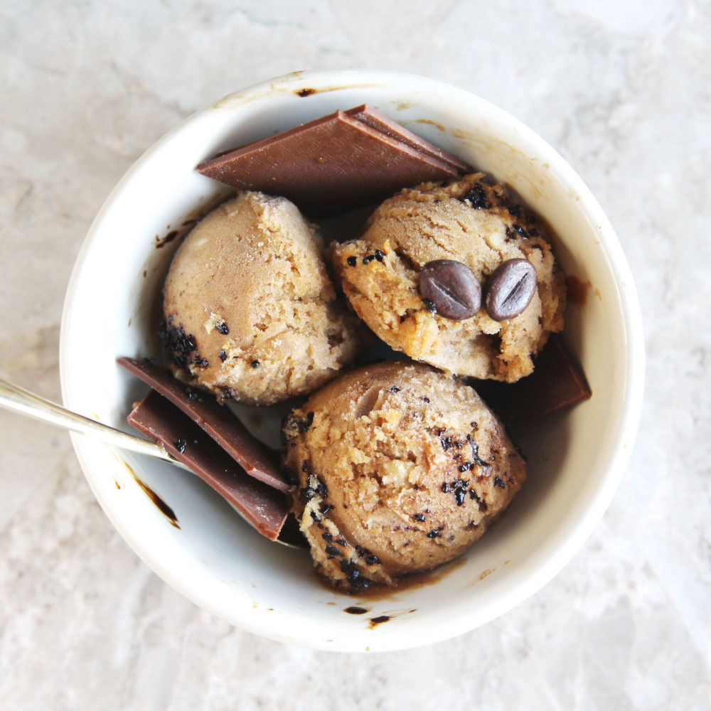 3Ingredient Cauliflower and Honey Ice Cream (Made in the Food