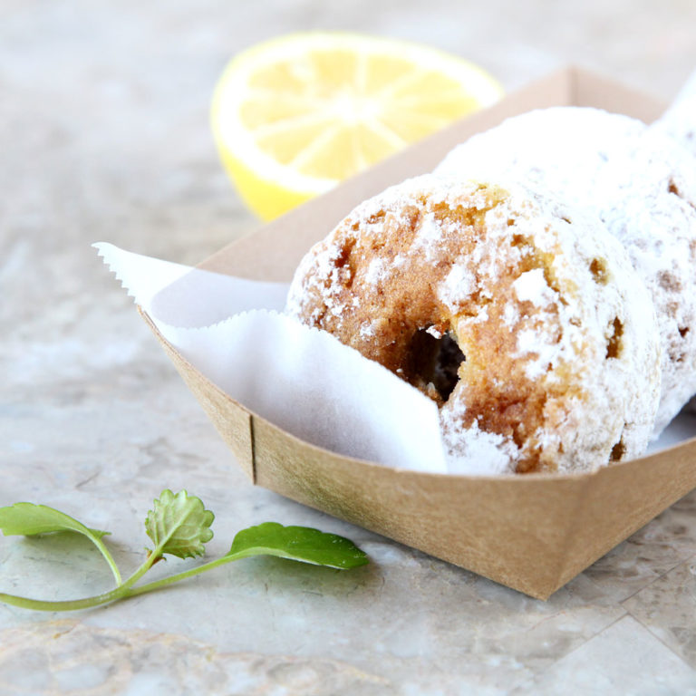Healthy Lemon Greek Yogurt Baked Mochi Donut Recipe (GlutenFree) All