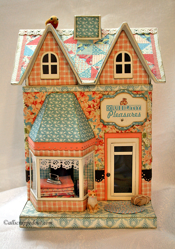 Paper Mache Quilt Shop