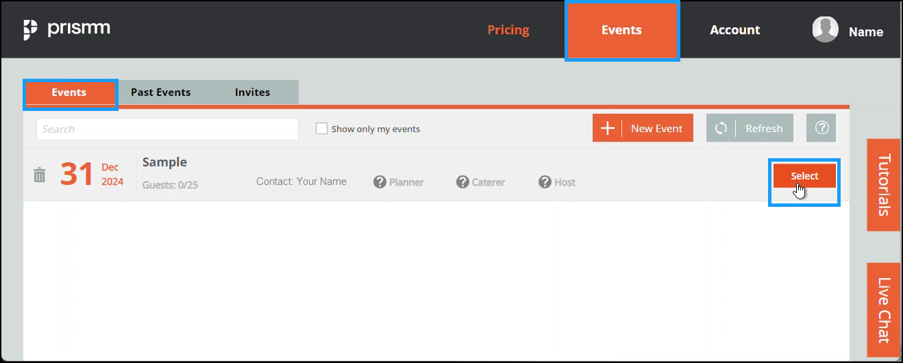 Floorplan Layouts Add Ceremony Chairs Prismm Help Center