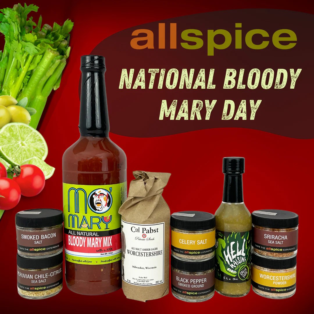 January 1 National Bloody Mary Day AllSpice Culinarium